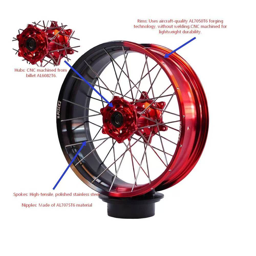 La Science de la Vitesse : Pourquoi l'AL7050-T6 est l'âme des roues Supermotard haute performance