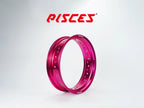 Jante avant 17 pouces rose Pisces Custom pour Supermoto.