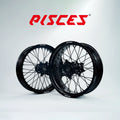 Beta RR RX Single Color Supermoto wheels - black rim, black hub, black spokes, black nipples - custom color reference