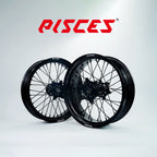 Beta RR RX Single Color Supermoto wheels - black rim, black hub, black spokes, black nipples - custom color reference