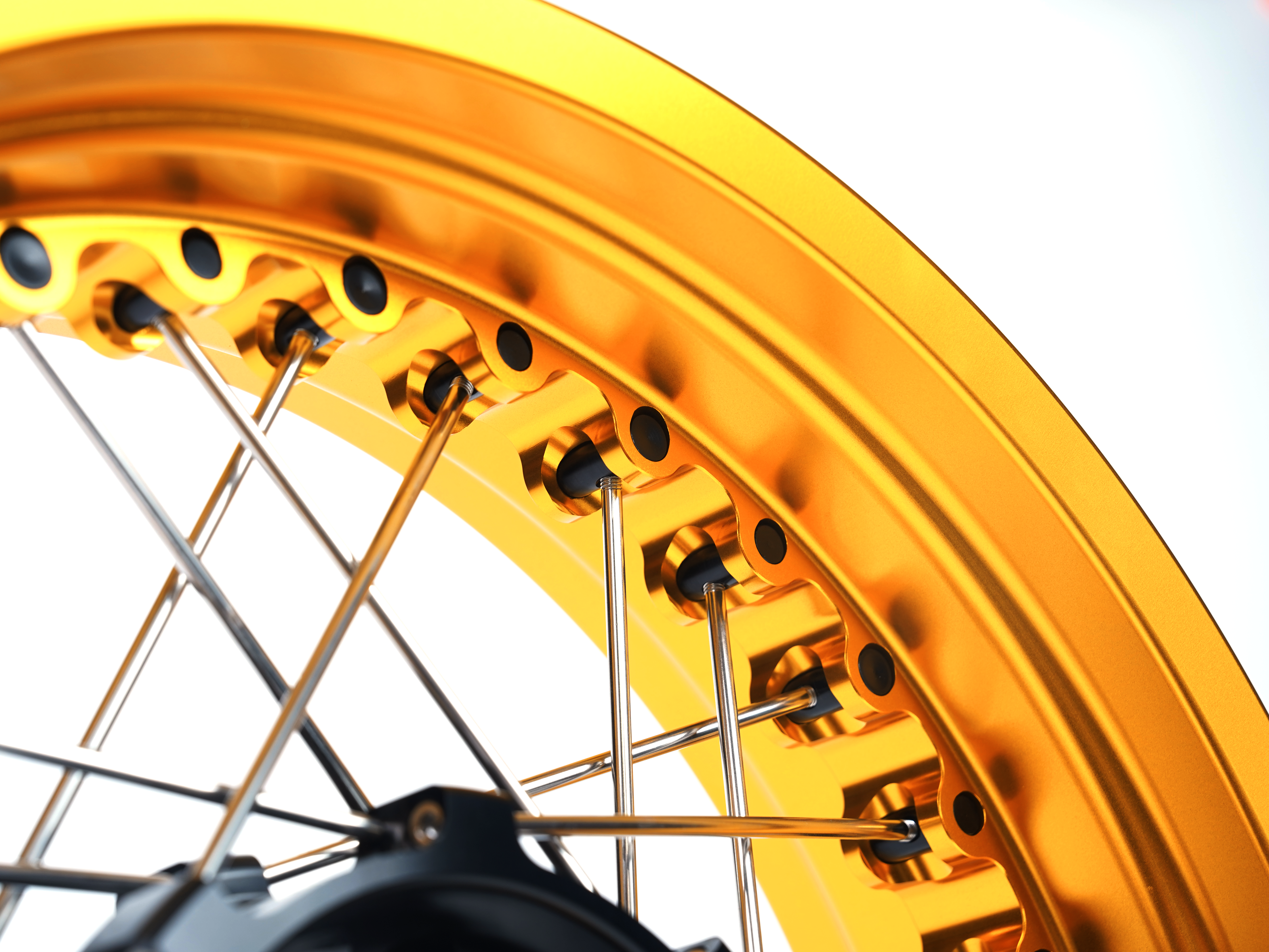 KTM EXC-F 250 – Paire de roues Supermoto Tubeless monochromes (Google Test)