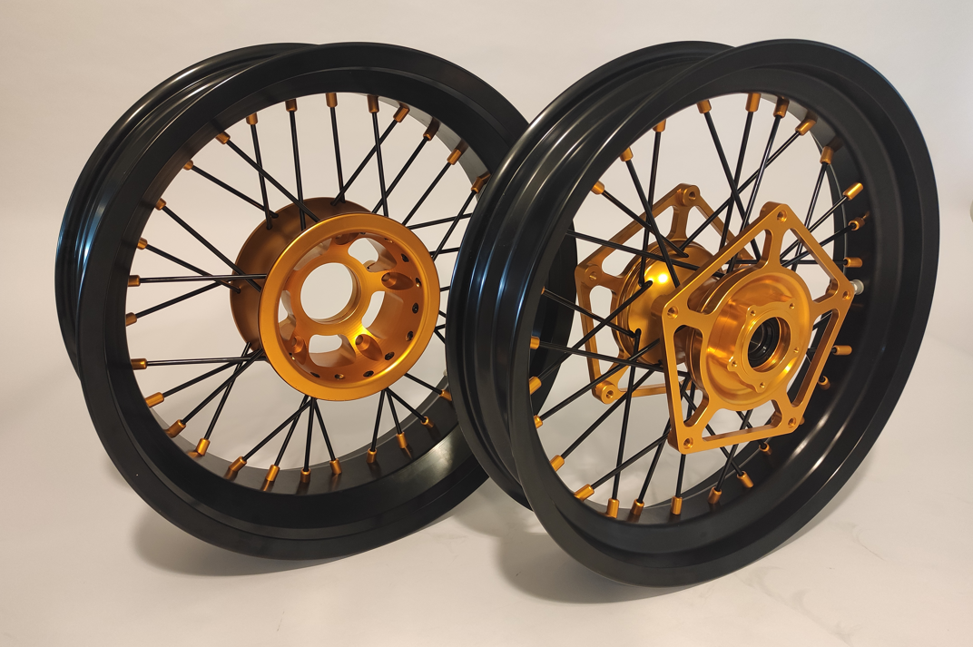 Jeu de roues Adventure à rayons tubeless PISCES Pro