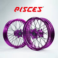 Jeu de jantes Pisces Custom pour MX & Enduro – (avant + arrière)